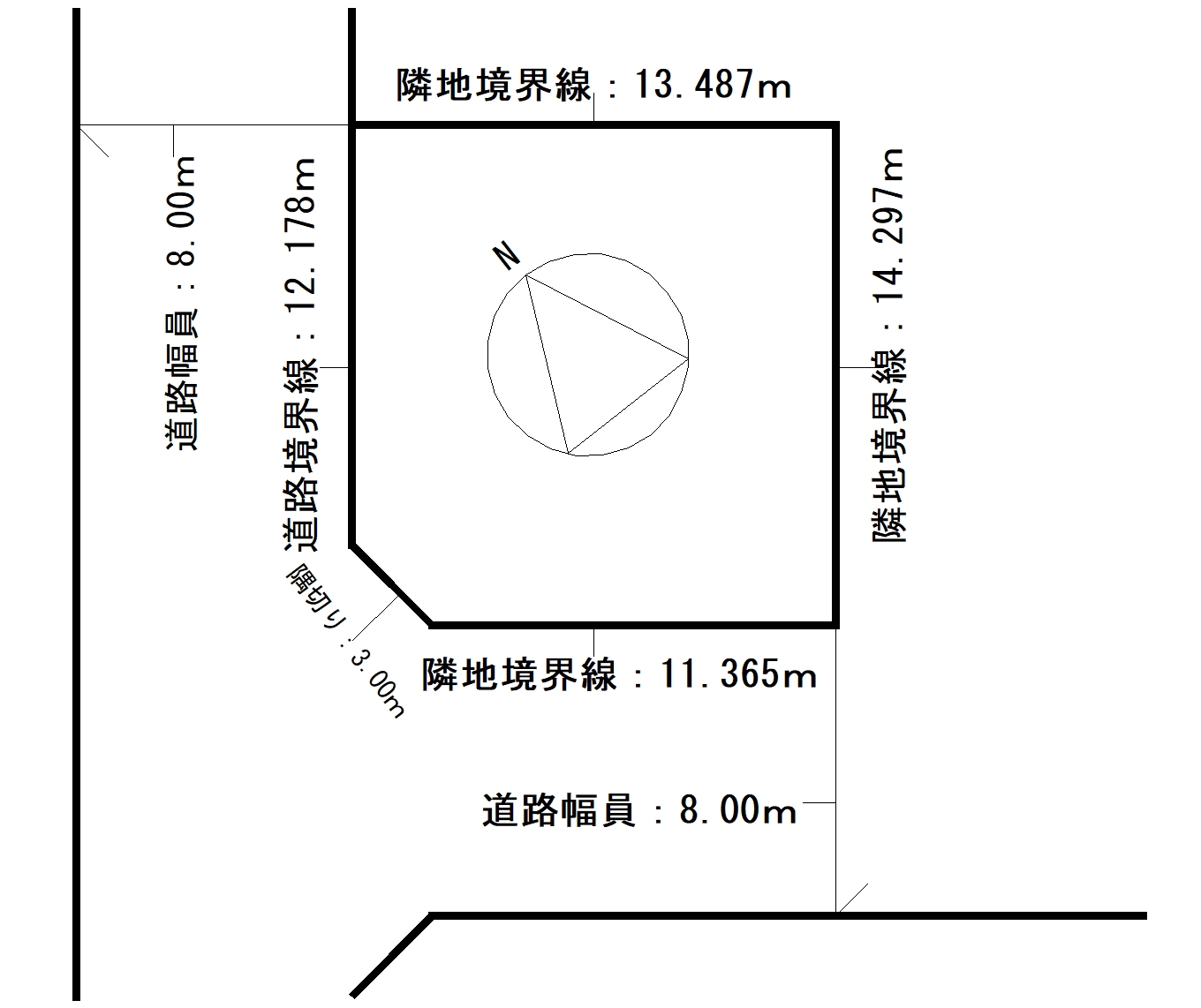 札幌市厚別区厚別北4条3丁目 売土地の写真4